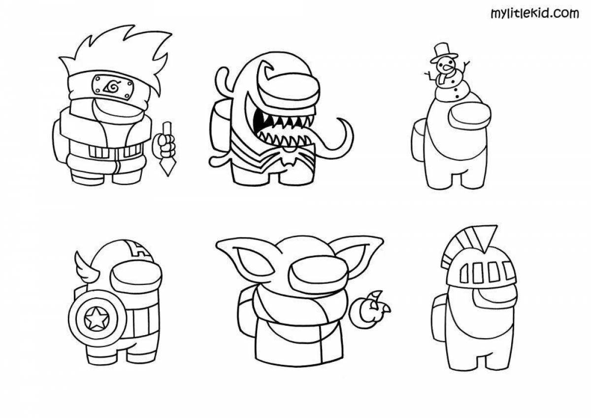 Creepy ace zombie coloring book