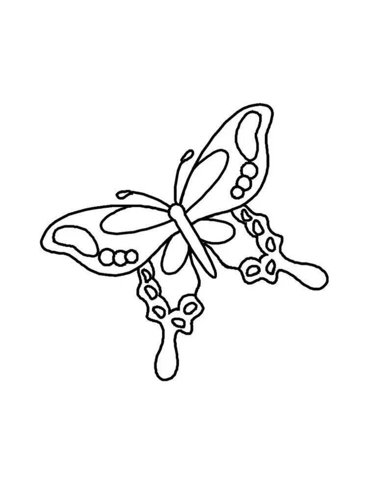 Awesome butterfly coloring pages