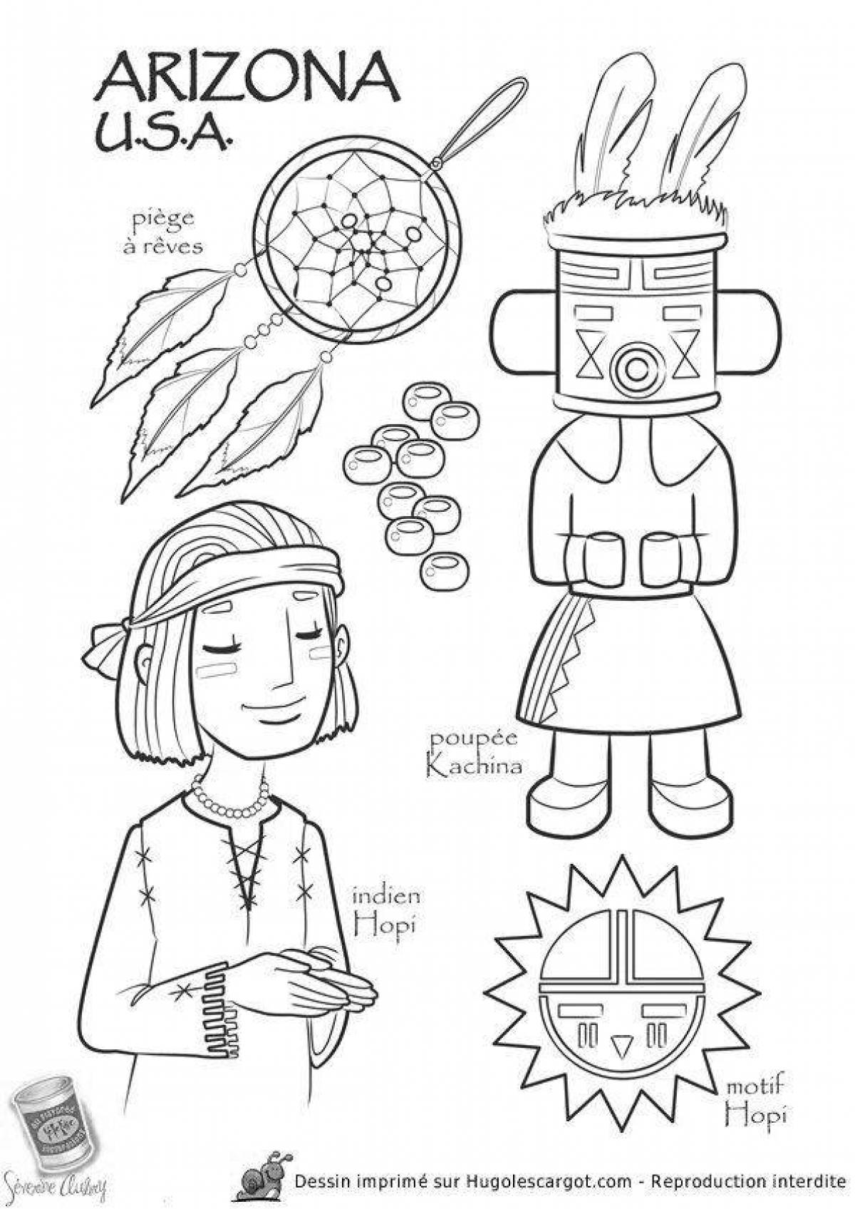 Color-fantastic coloring page indie kids style