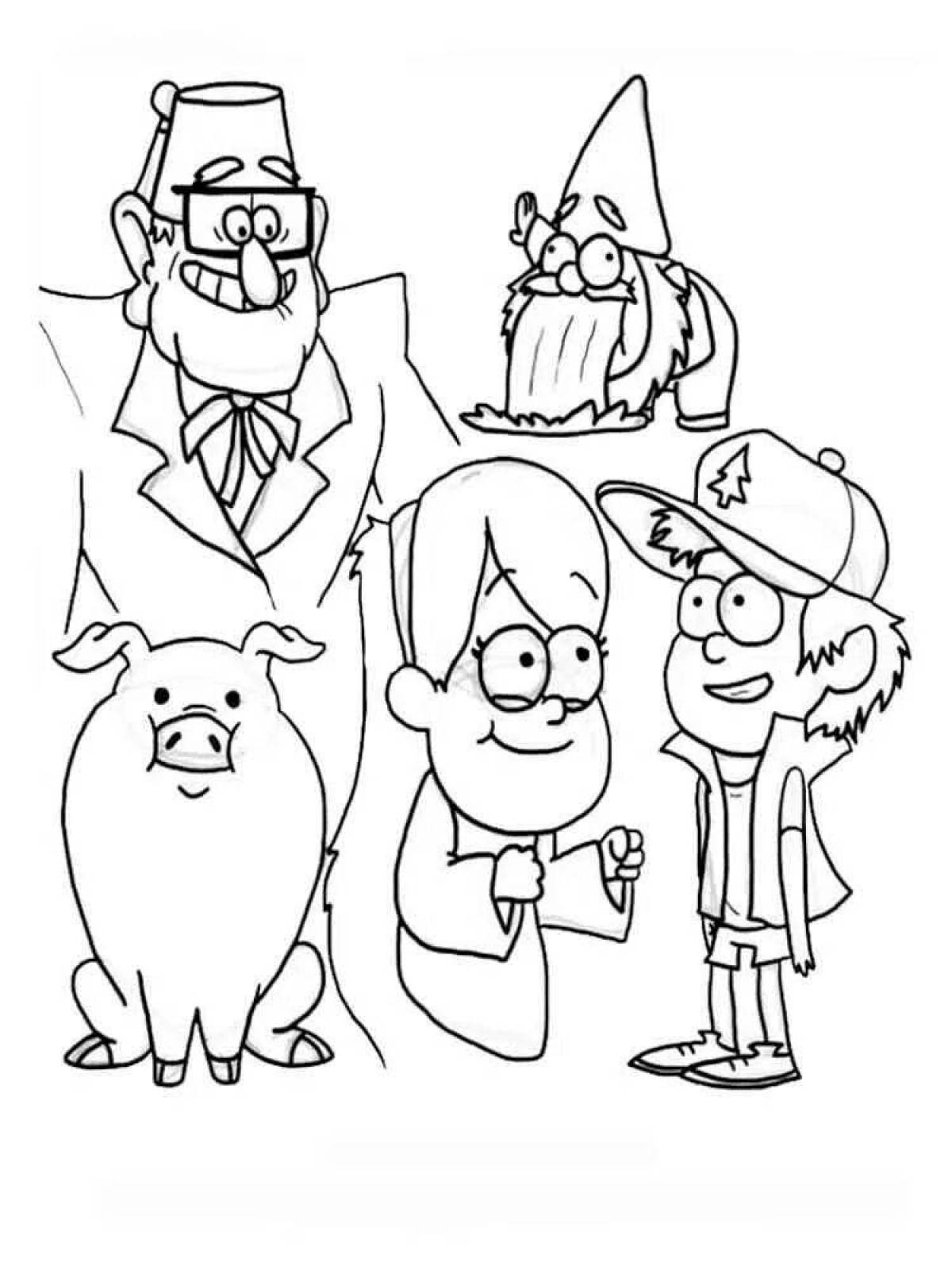 Awesome heroes of gravity falls