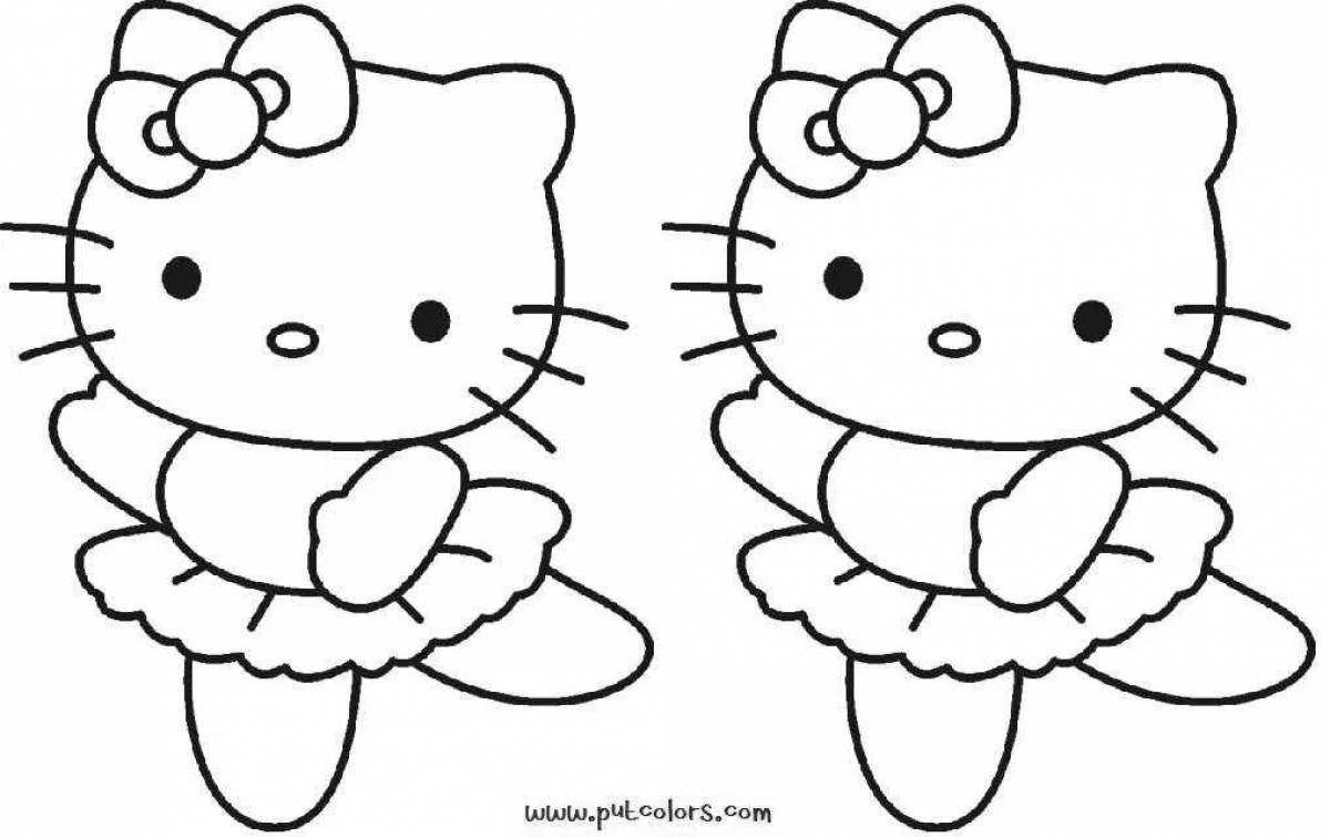 Cute hello kitty regular without bow and clothes