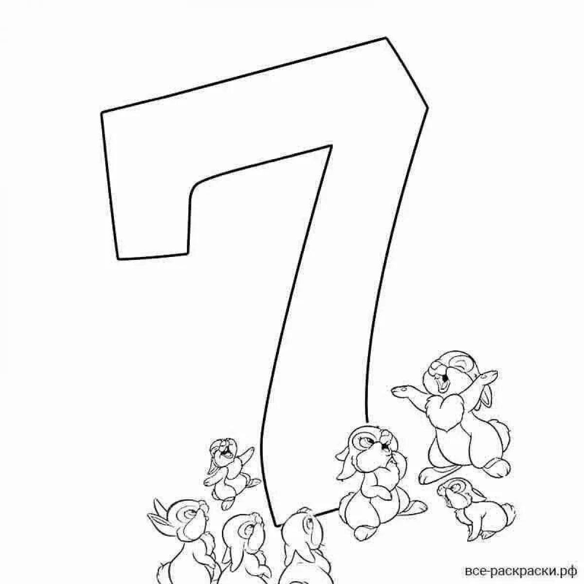 Magic coloring page 7