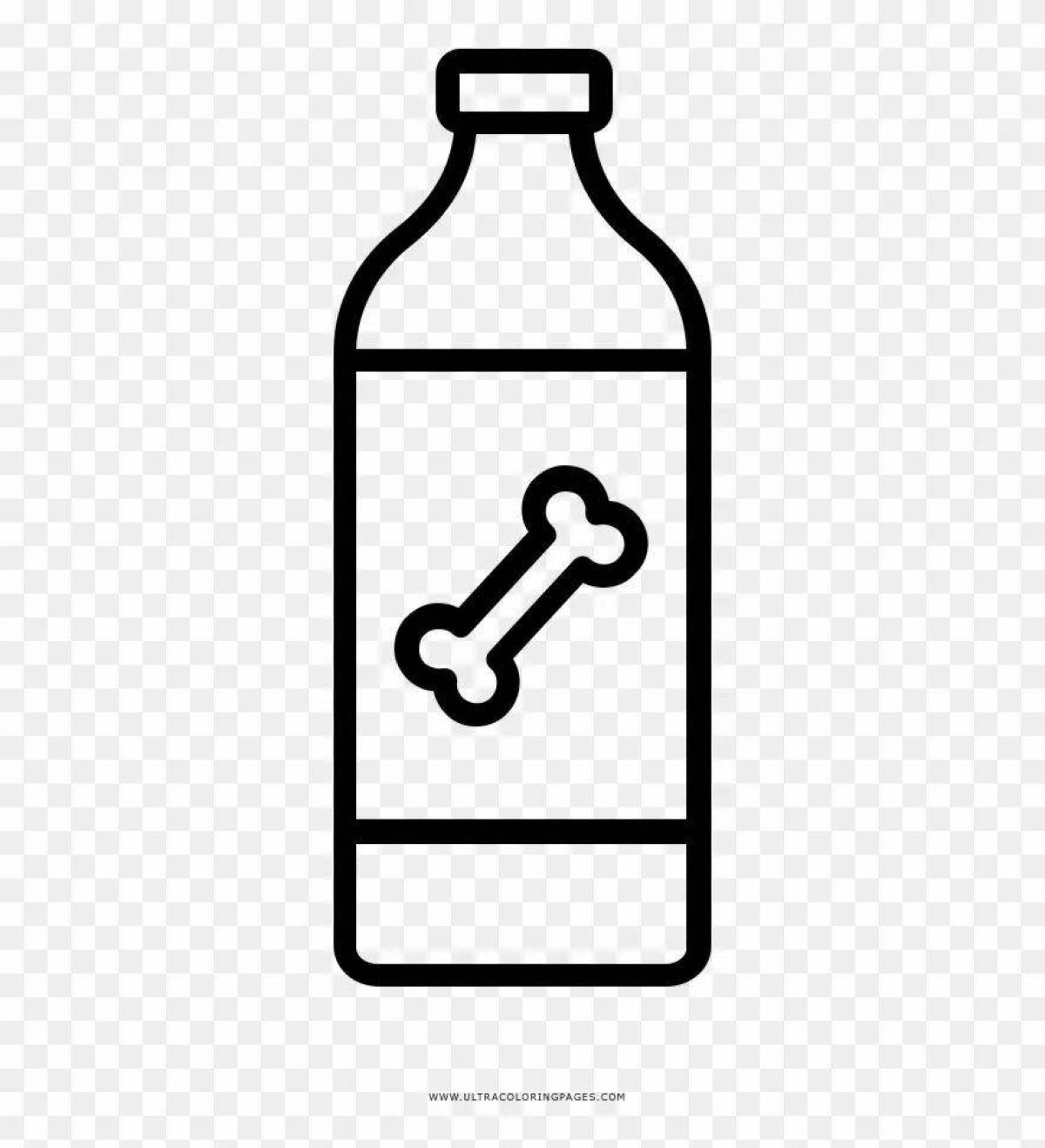 Раскраска Увлекательная раскраска шампуня