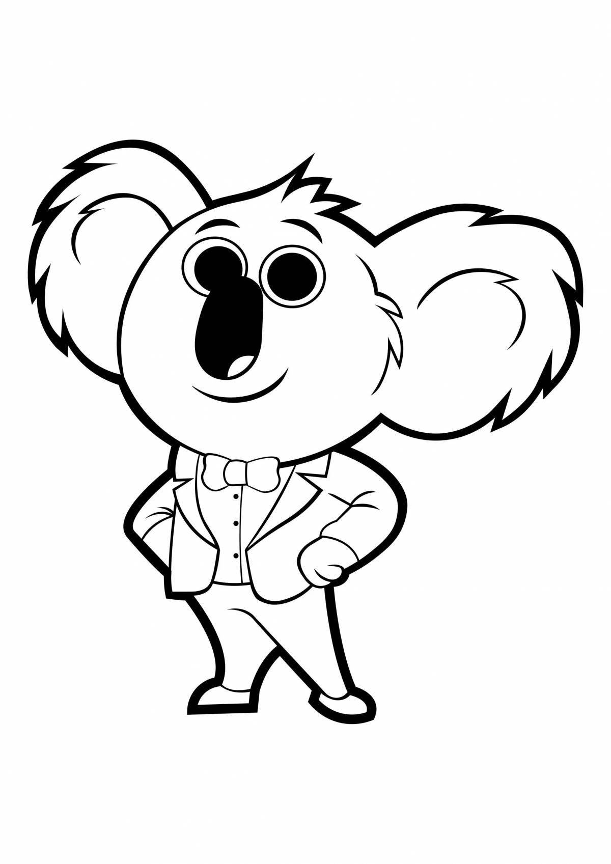 Charming buster coloring pages
