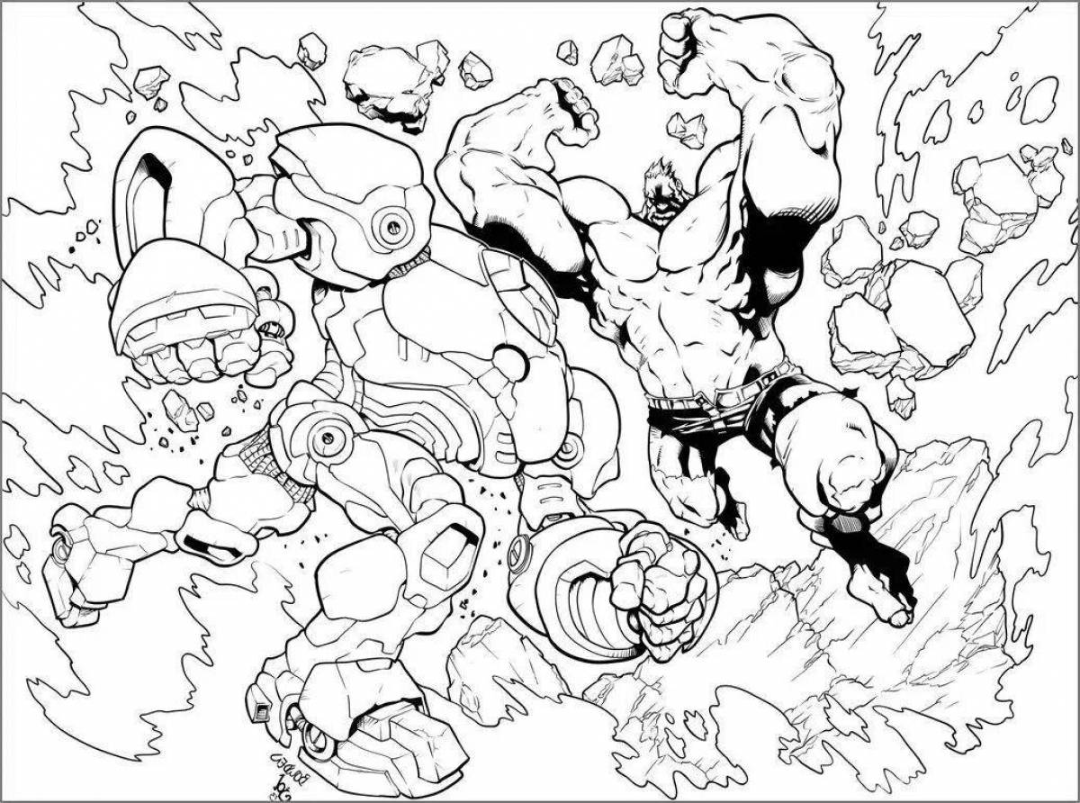 Brilliant buster coloring pages