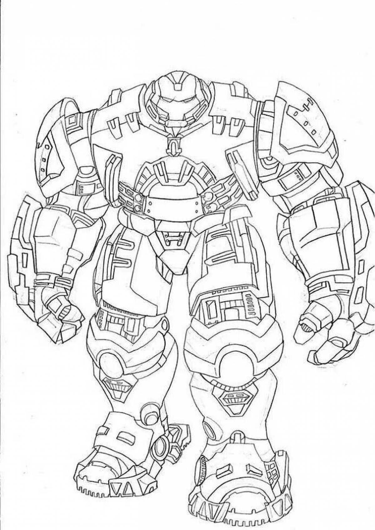 Fun coloring page buster