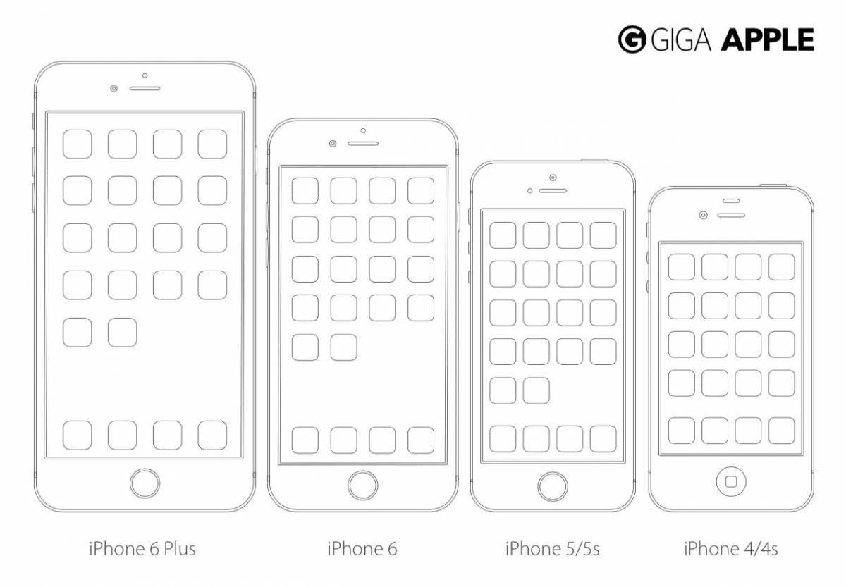 Сладкая раскраска для iphone