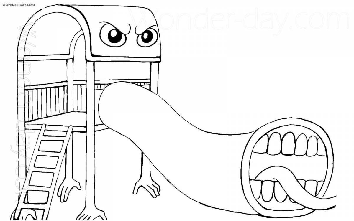 Coloring page amazing eater