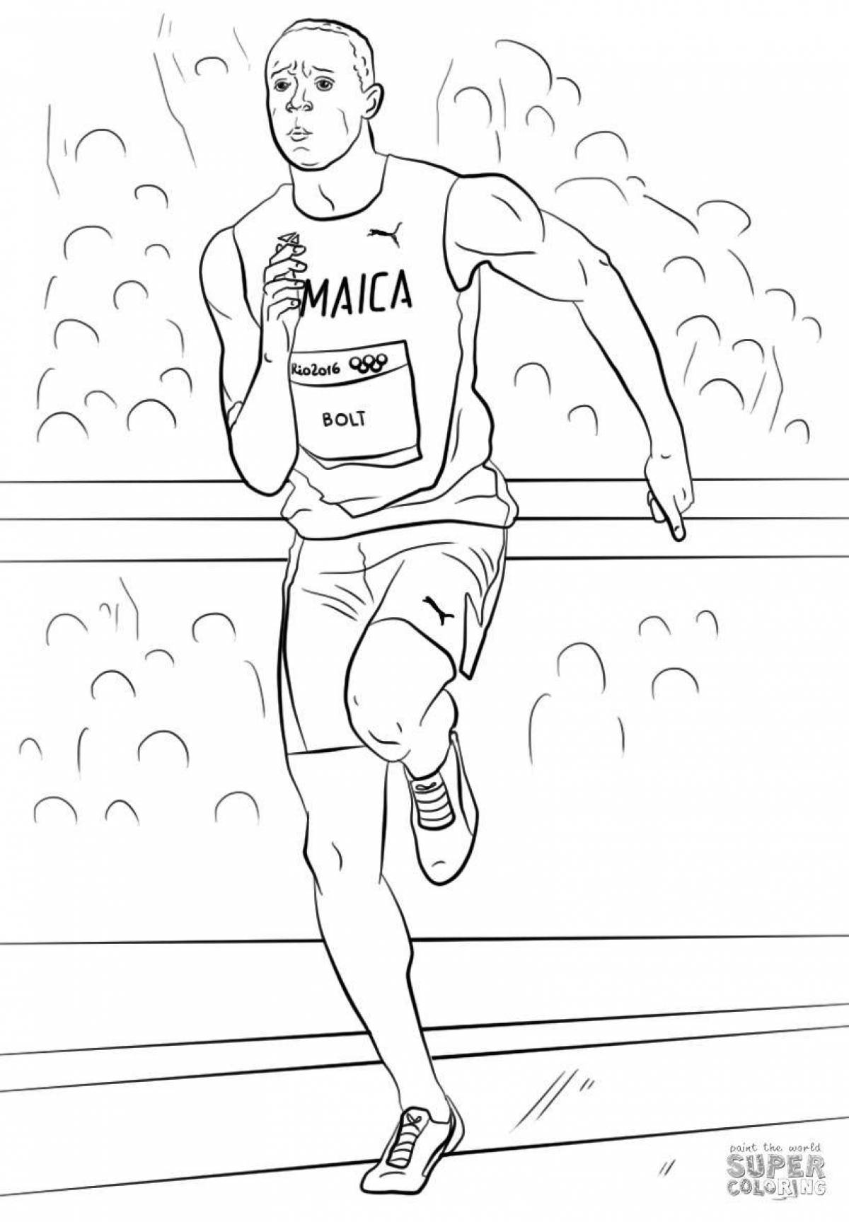 Resistant Athletes Coloring Pages