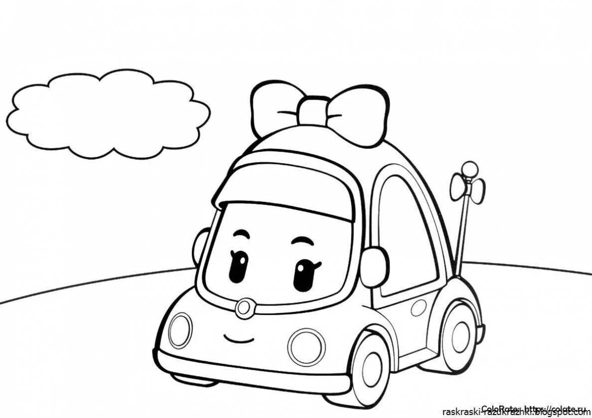 Coloring page joyful colicter