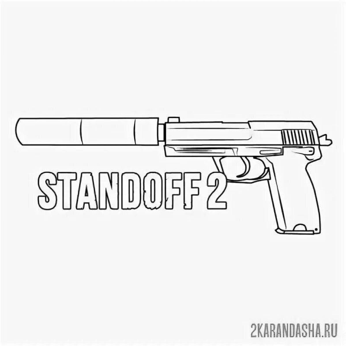 Exciting standoff 2 coloring page