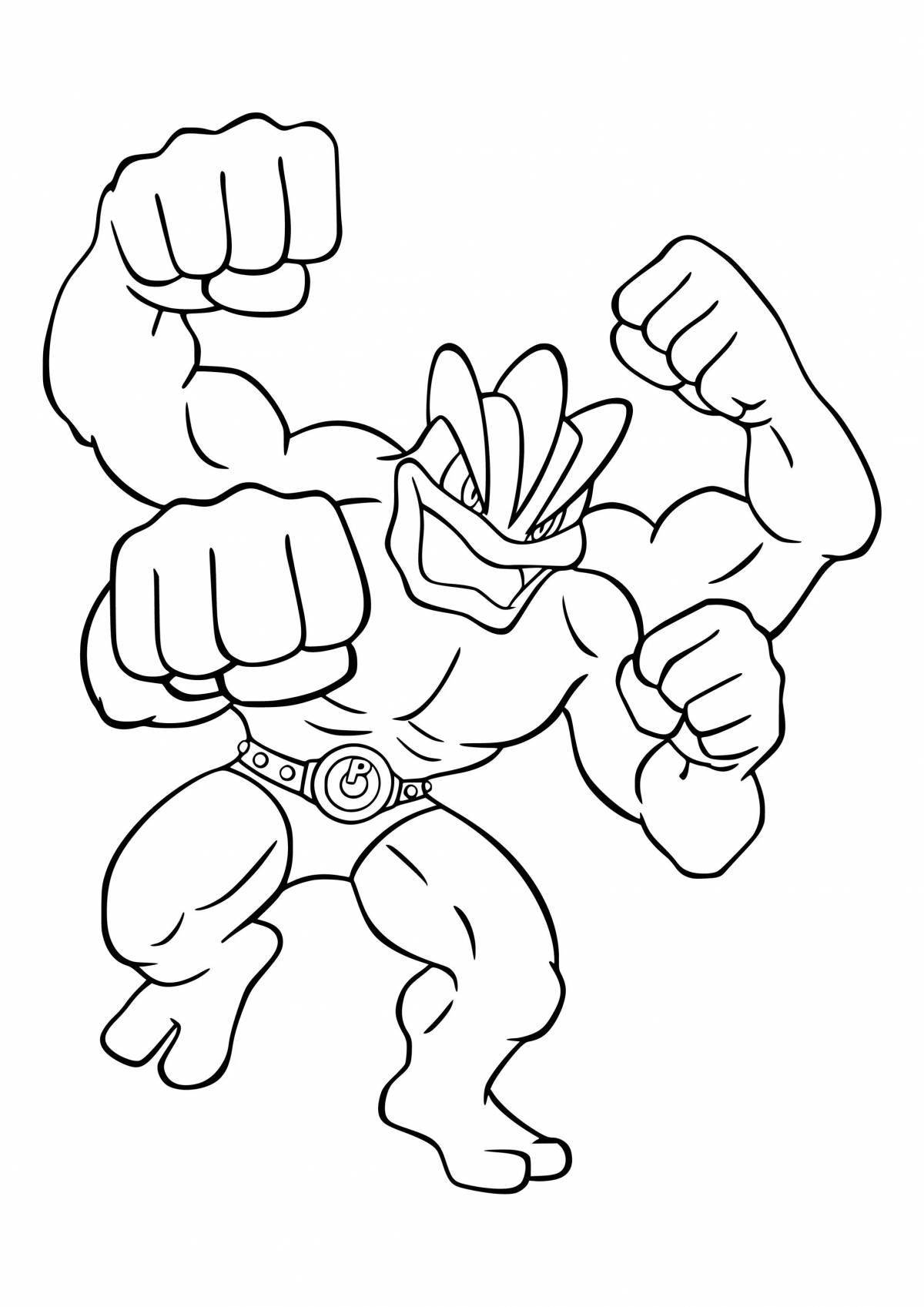 Funny fujitsu heroes coloring pages