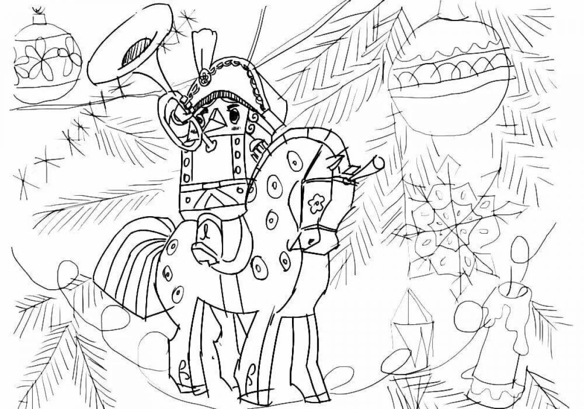 Royal mouse king coloring page