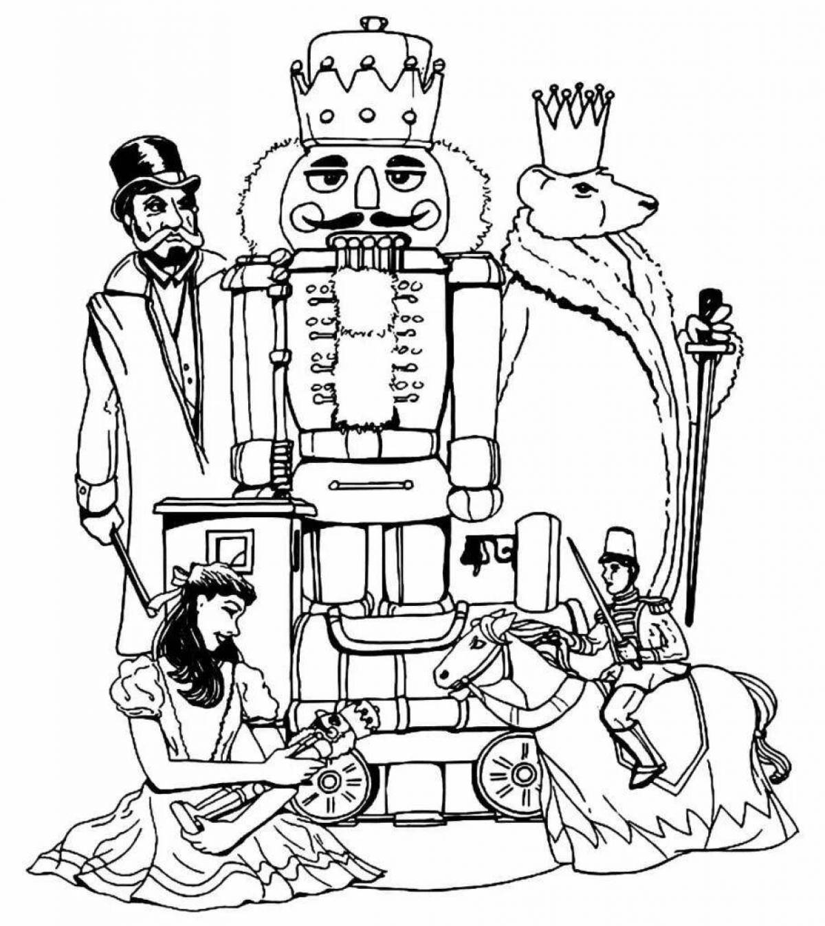 Fancy Mouse King coloring page