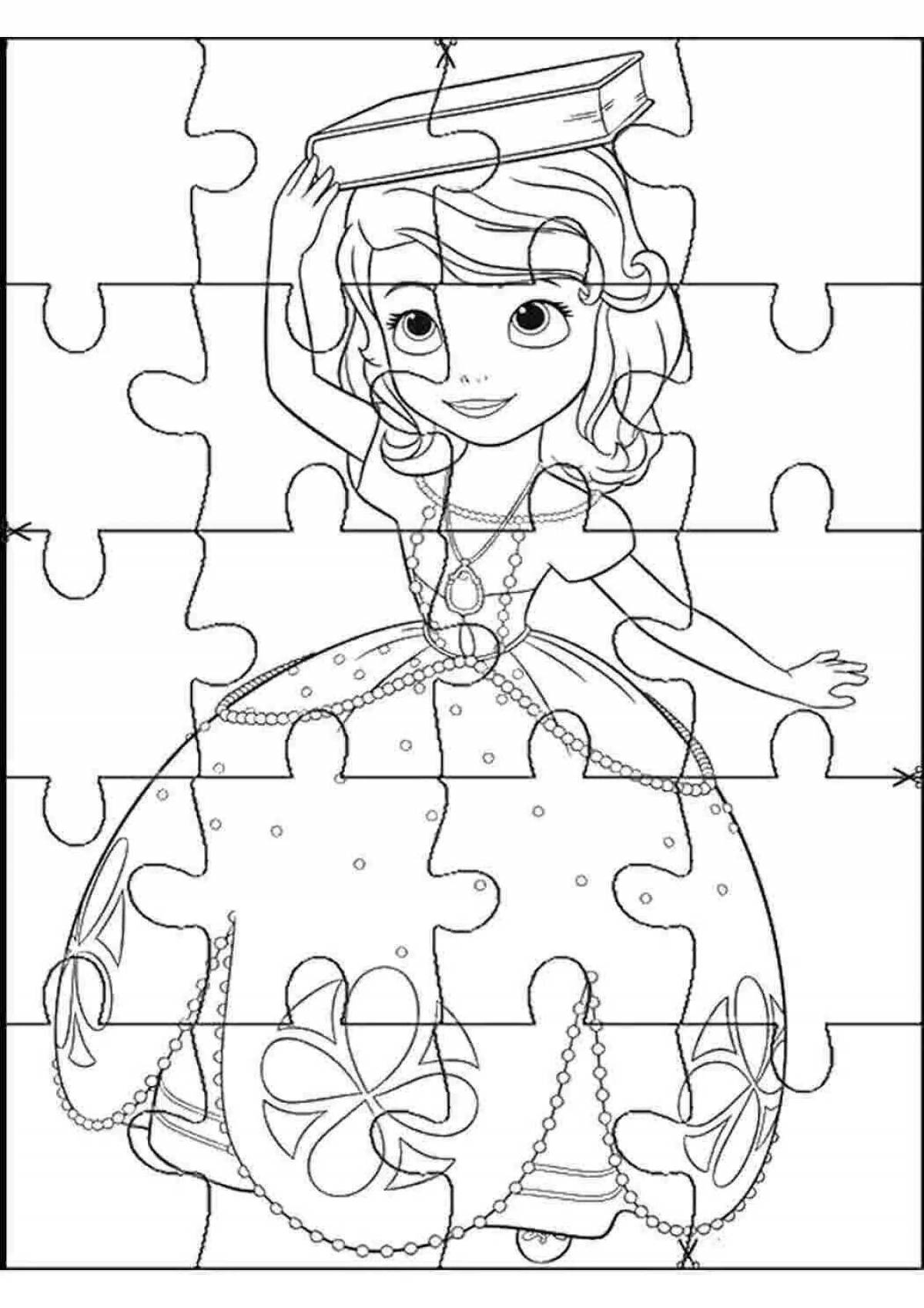 Inspirational puzzle coloring pages