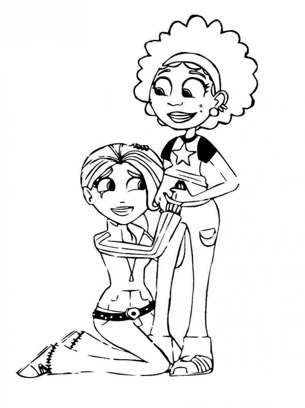 Funny kratt brothers coloring pages