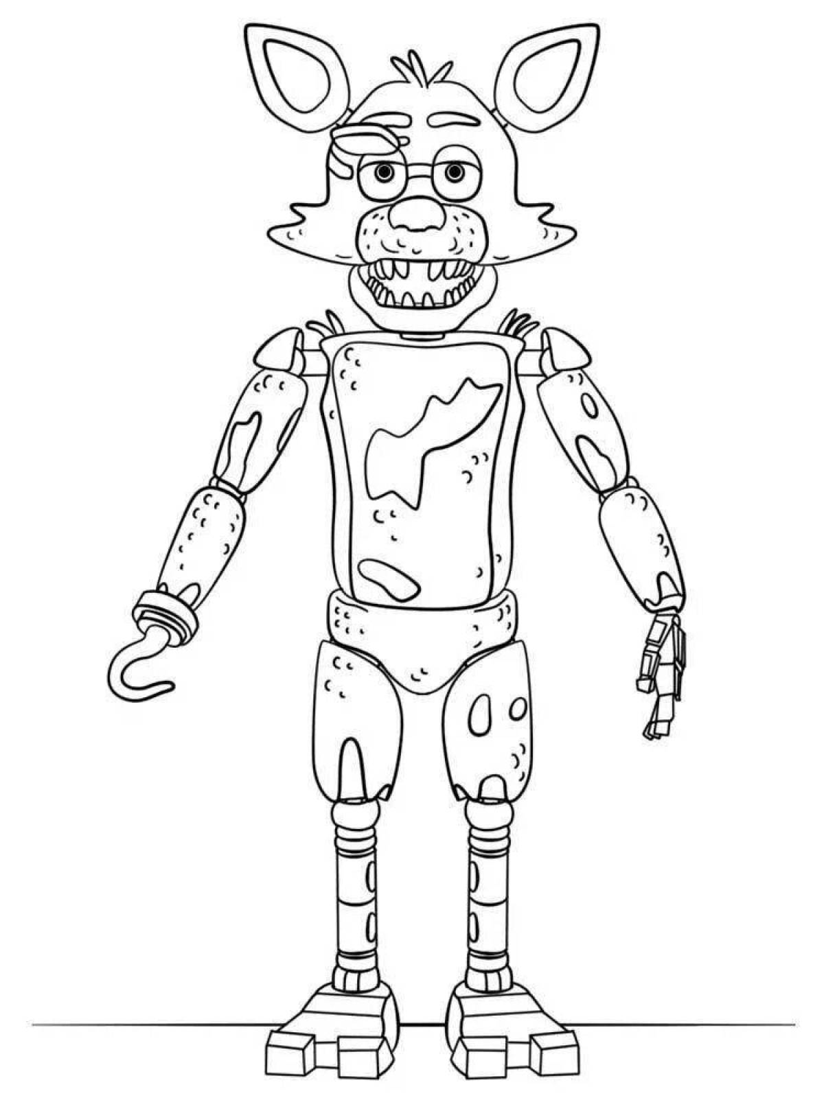 Animated fnaf 3 coloring book