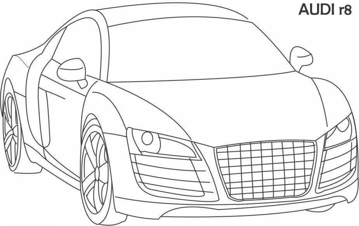 Рисунки для мальчиков 8. Audi r8. Раскраска Audi r8. Машина Audi r8 раскраска. Раскраски машины Ауди р8.