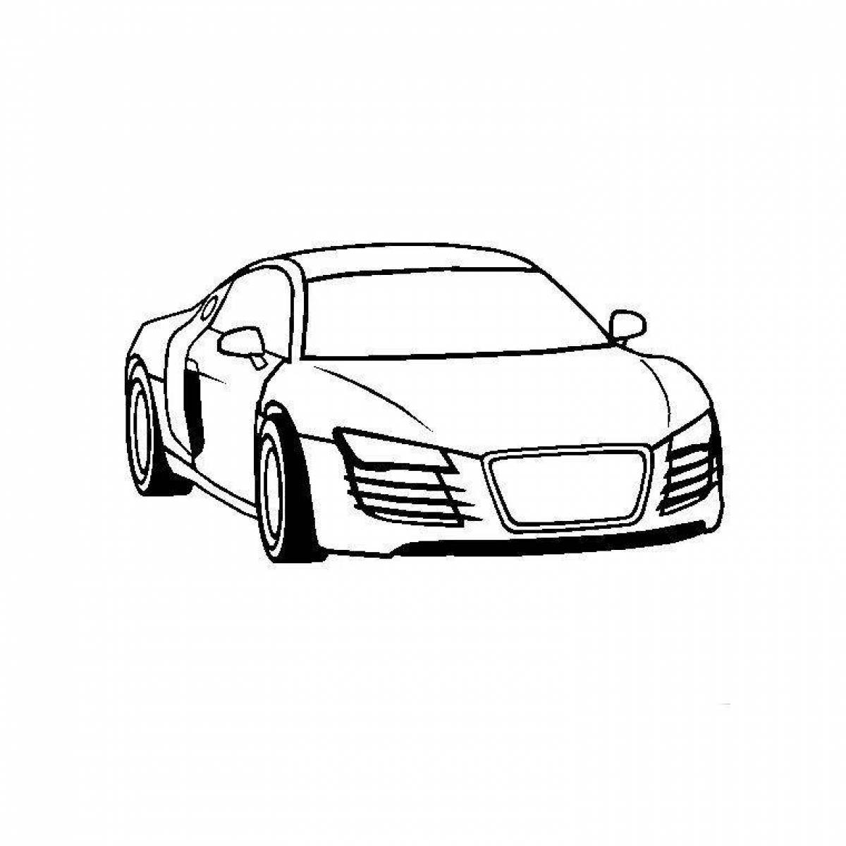 Outstanding coloring audi r8