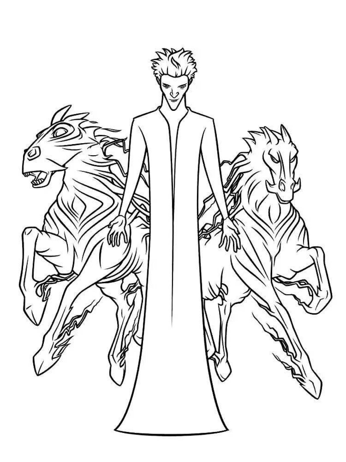 Glorious Rise of the Guardians coloring page