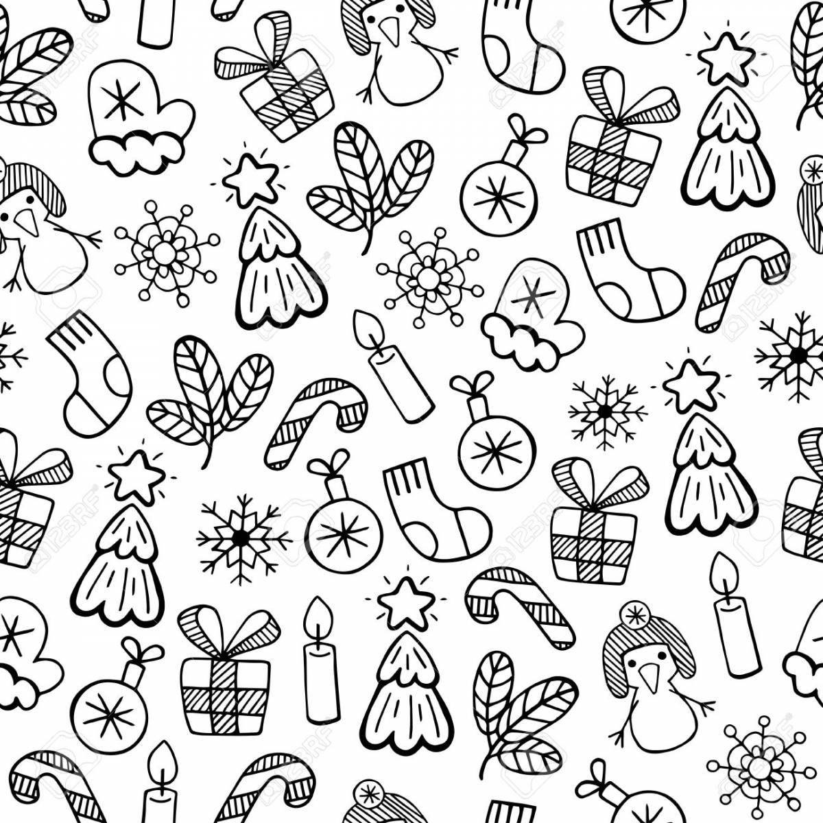 Animated Christmas stickers