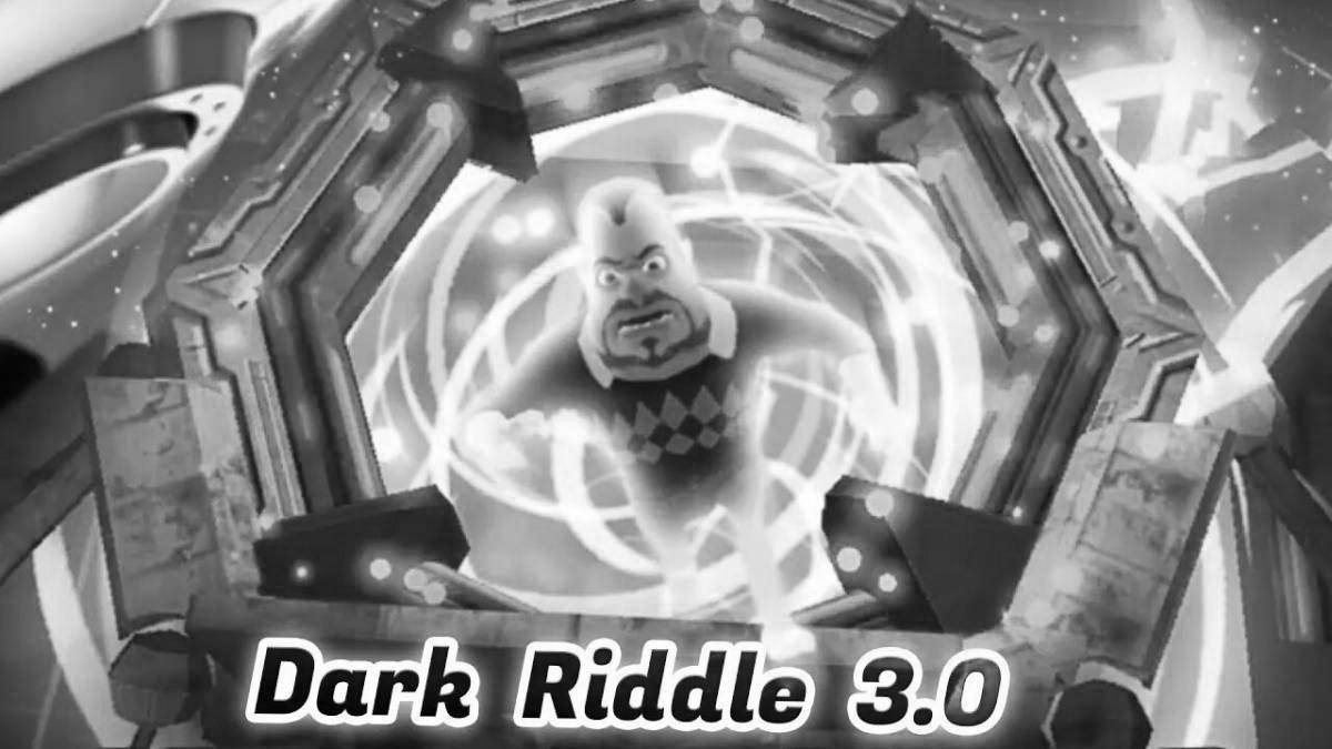 Attractive dark riddle coloring