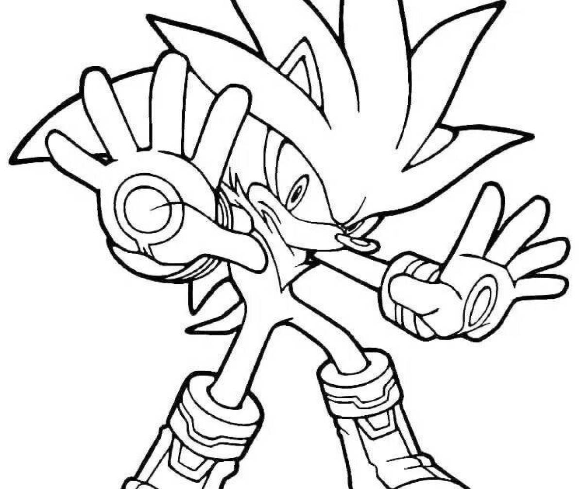 Royal coloring sonic red