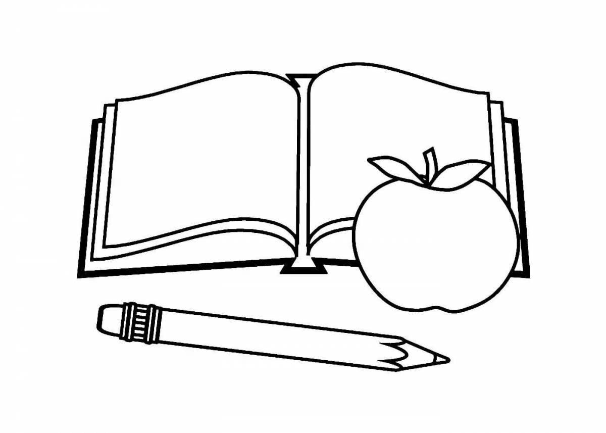 A fun coloring book for elementary school