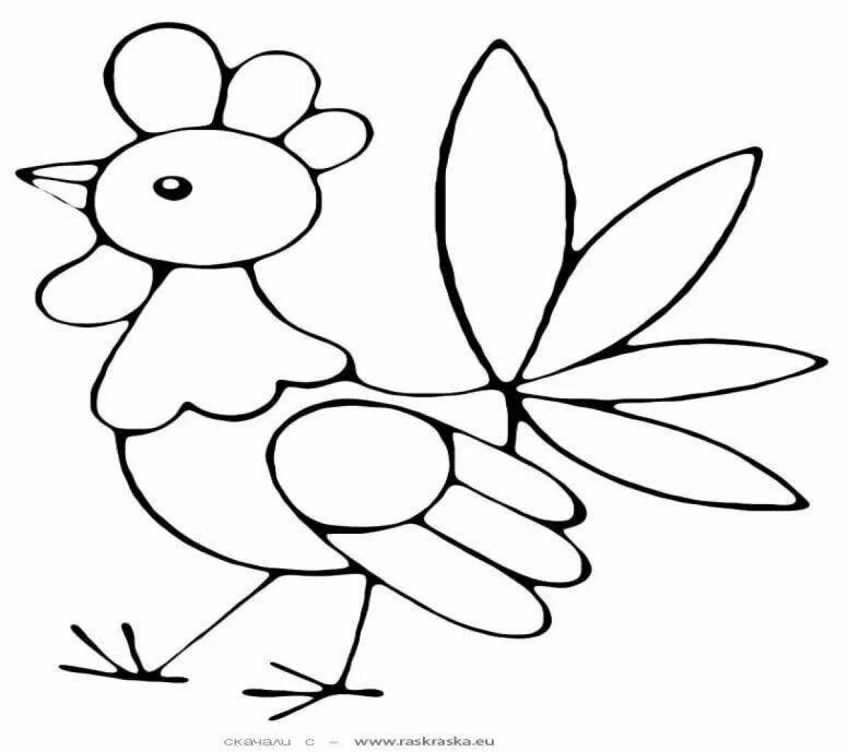 Colorful-delight coloring page 2 младшая группа
