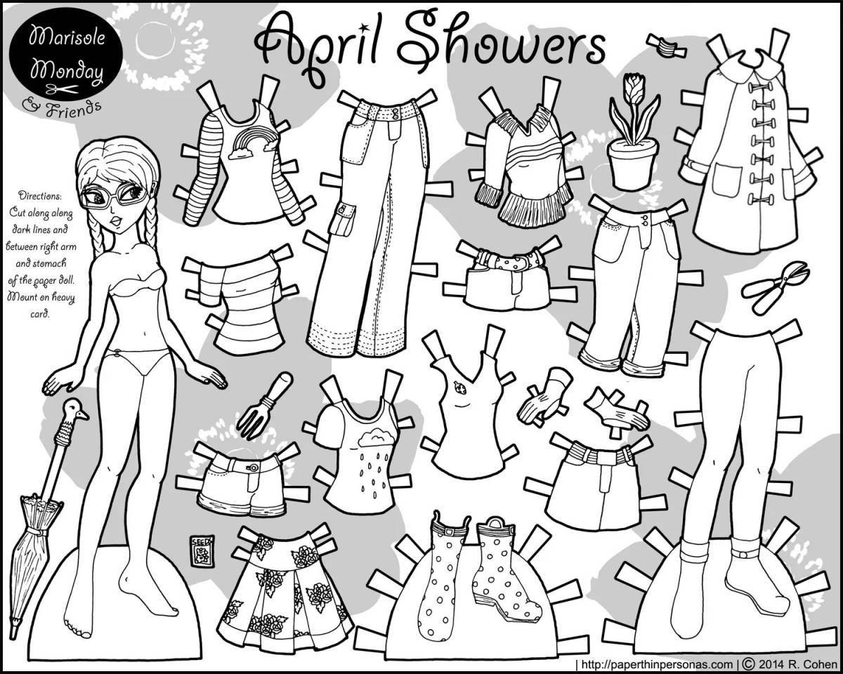 Photo Amazing coloring page lol omg dress up