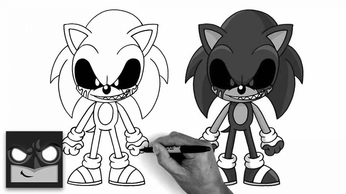 Magic coloring sonic exe fnf