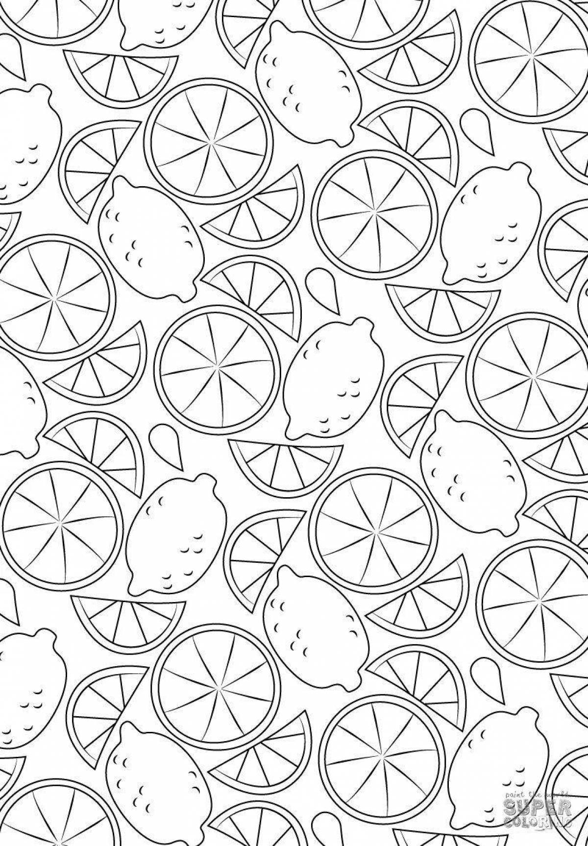 Funny phone wallpaper coloring page