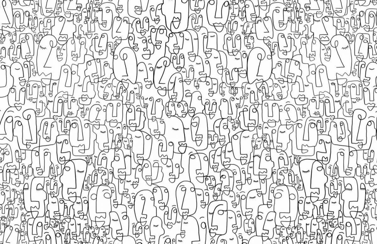Amazing phone wallpaper coloring page