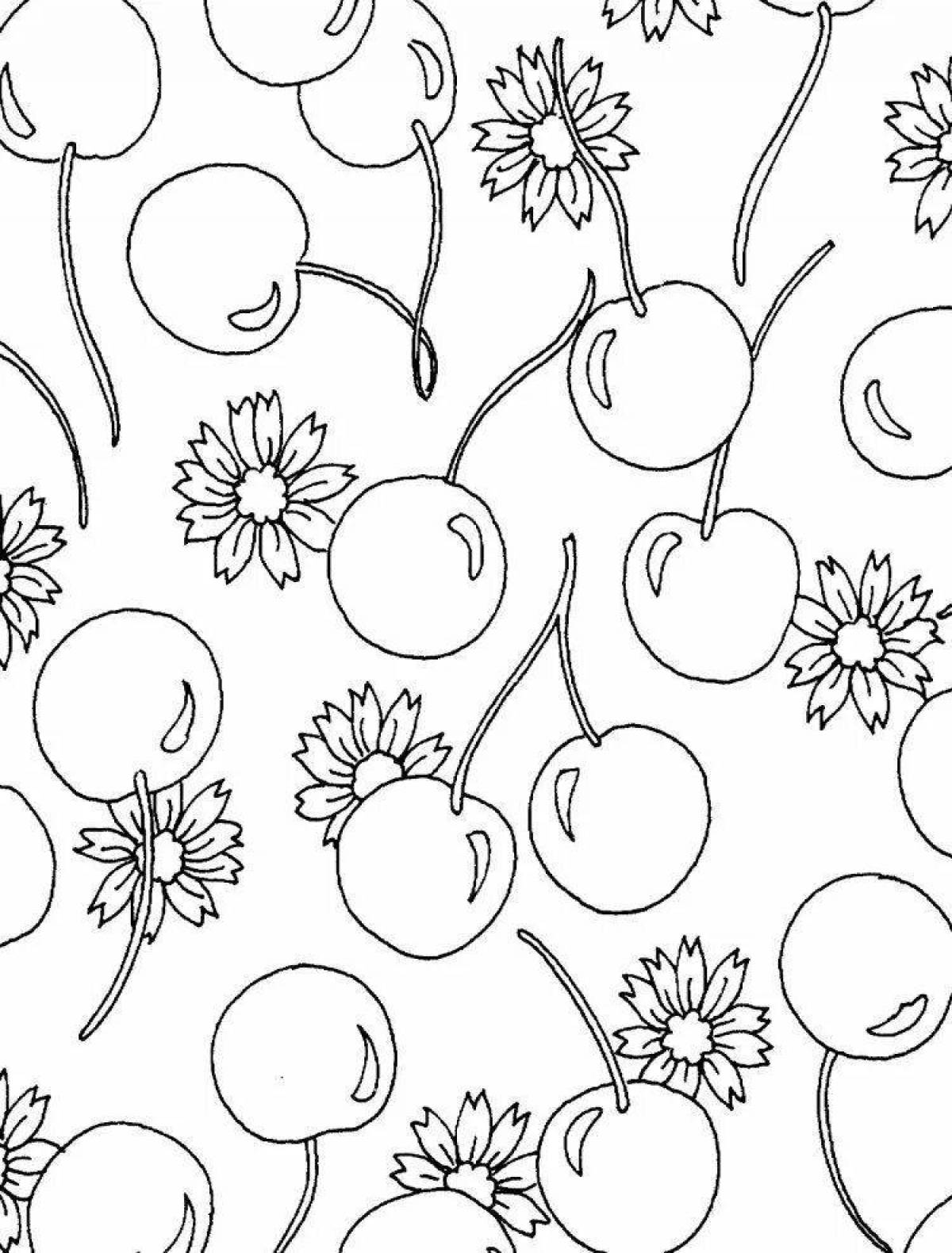 Trendy phone wallpaper coloring page