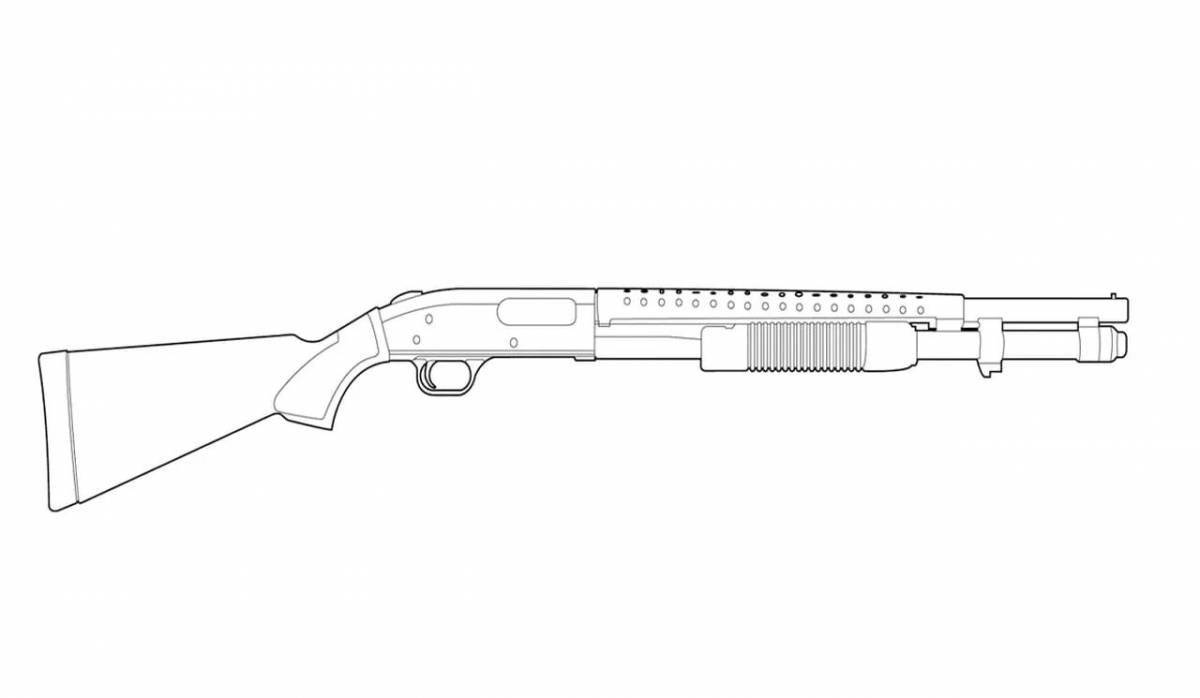 Charming standoff 2 weapon coloring page