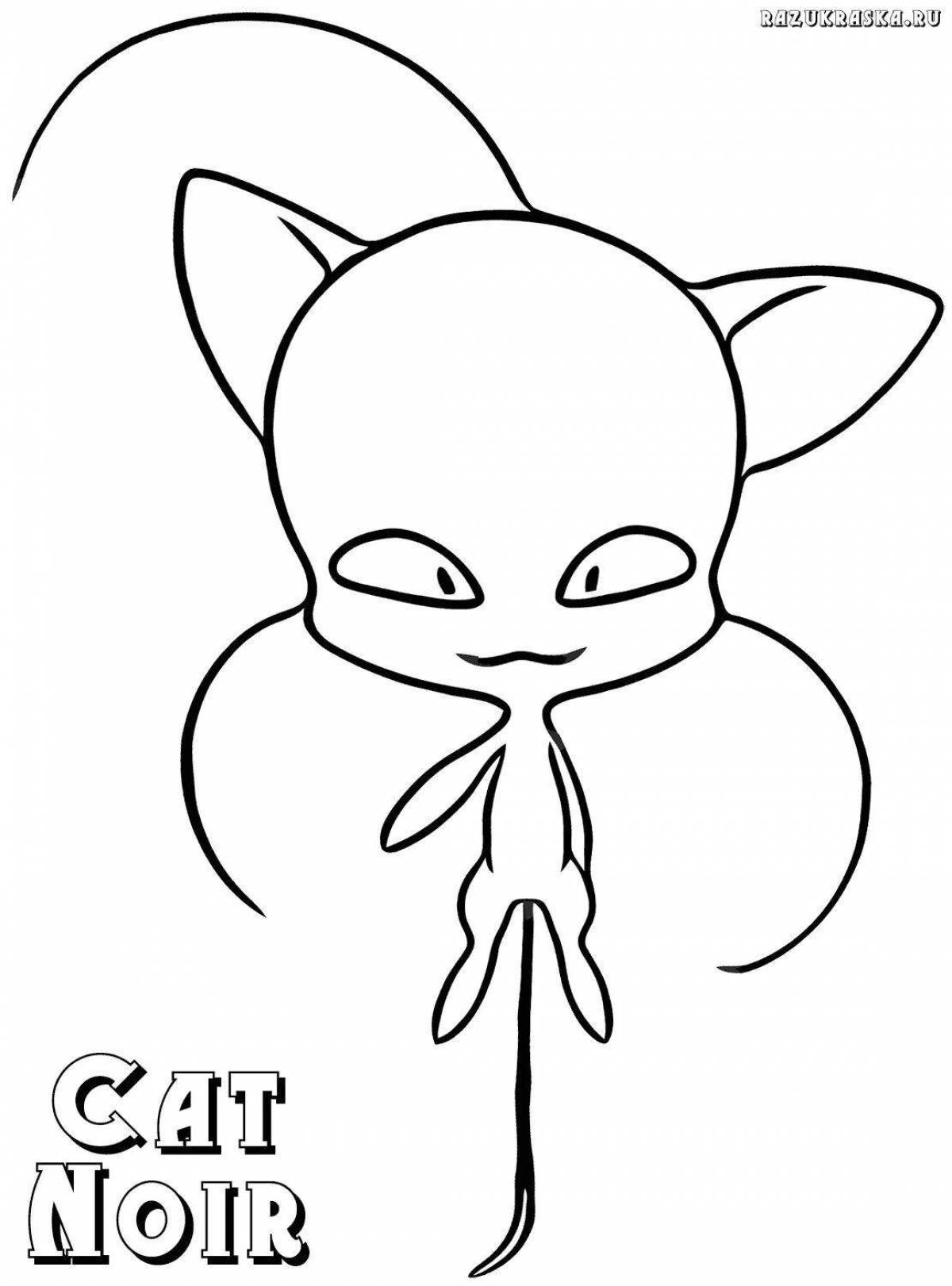 Bright coloring lady bug mascots