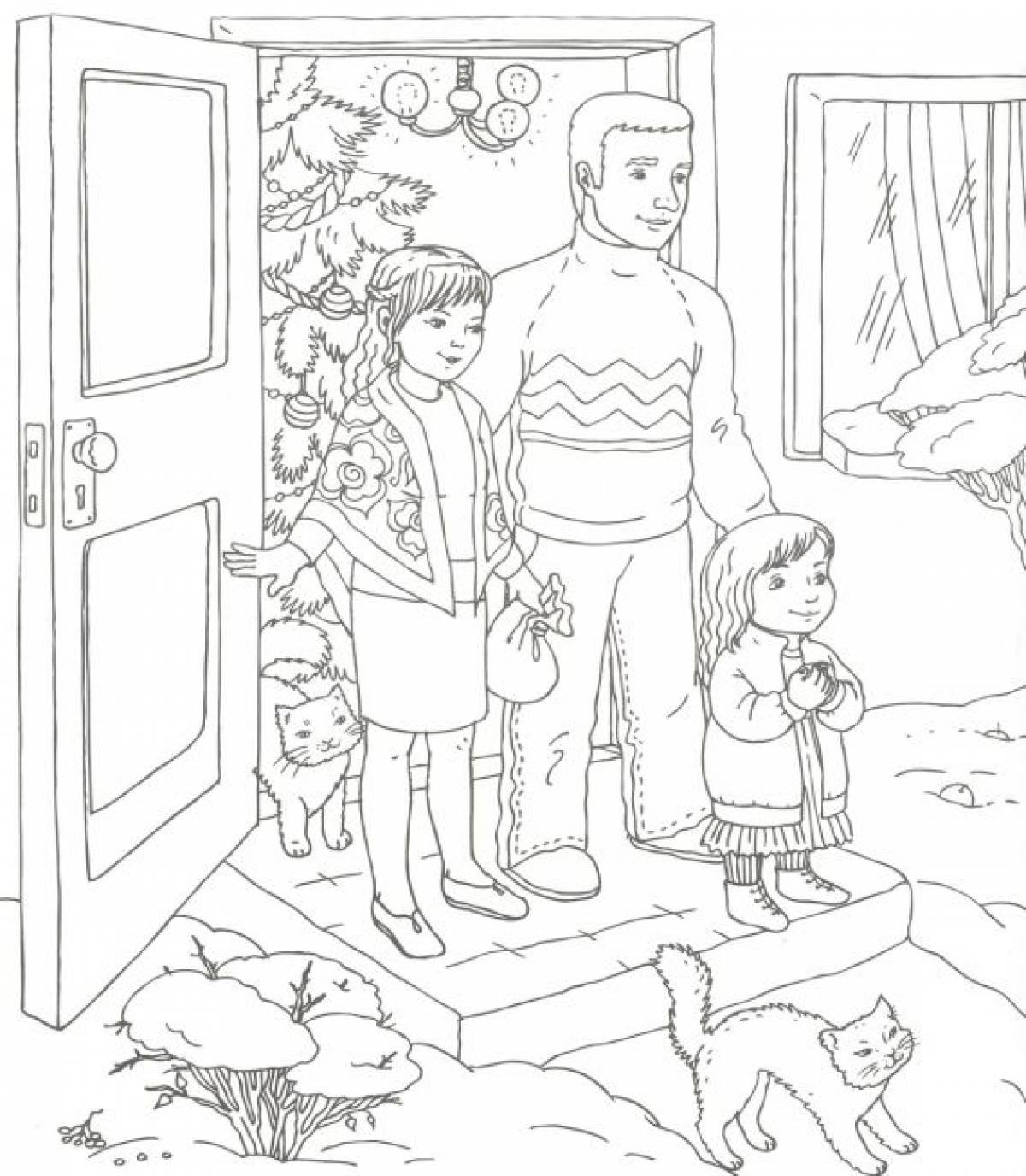 Carol coloring pages