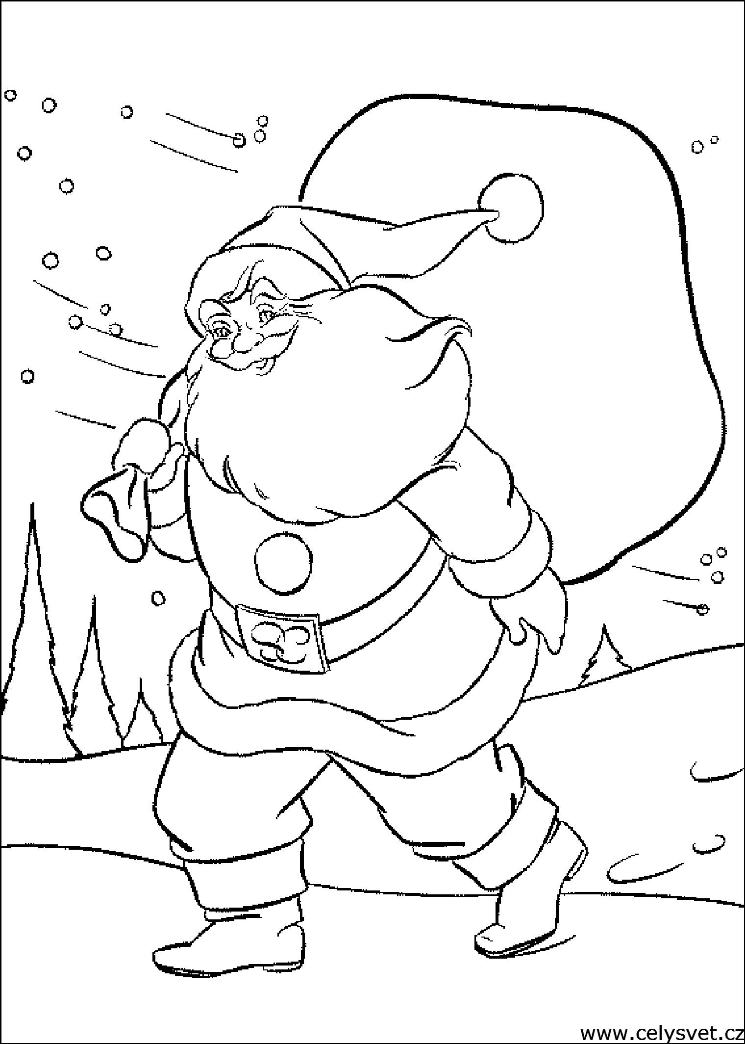 Coloring pages for the new year