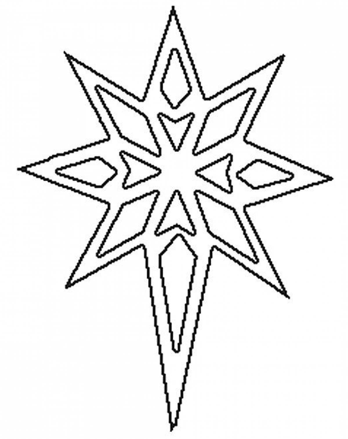 Звезда с рисунком