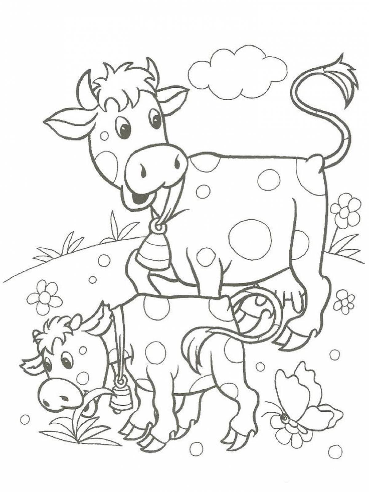 Распечатать коровку раскраску. Раскраски животные для детей. Раскраска корова. Коровка. Раскраска. Коровка раскраска для детей.