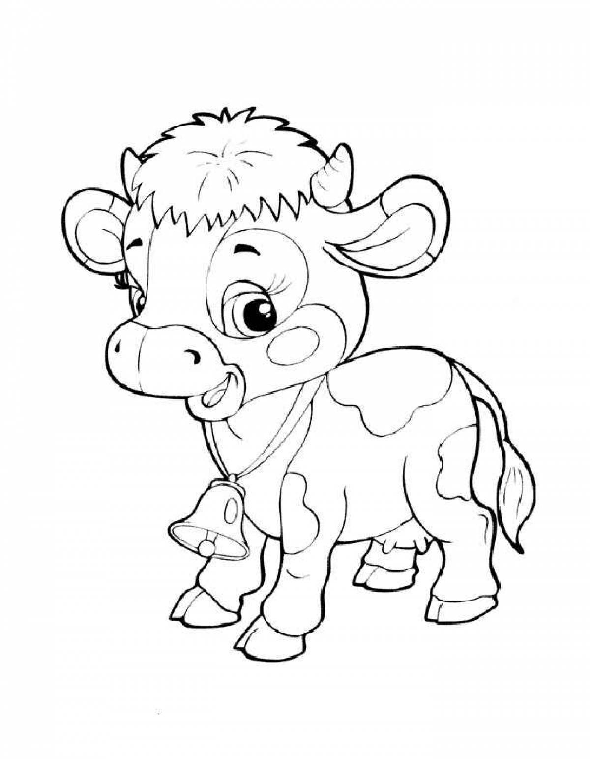 Cartoon calf