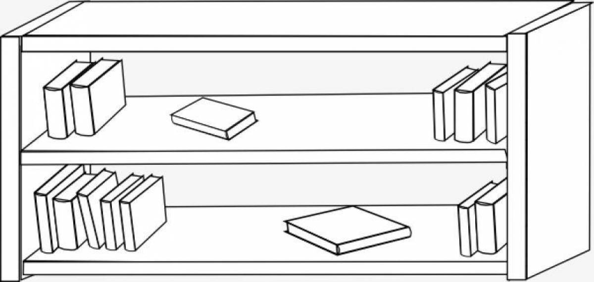 Как нарисовать полки