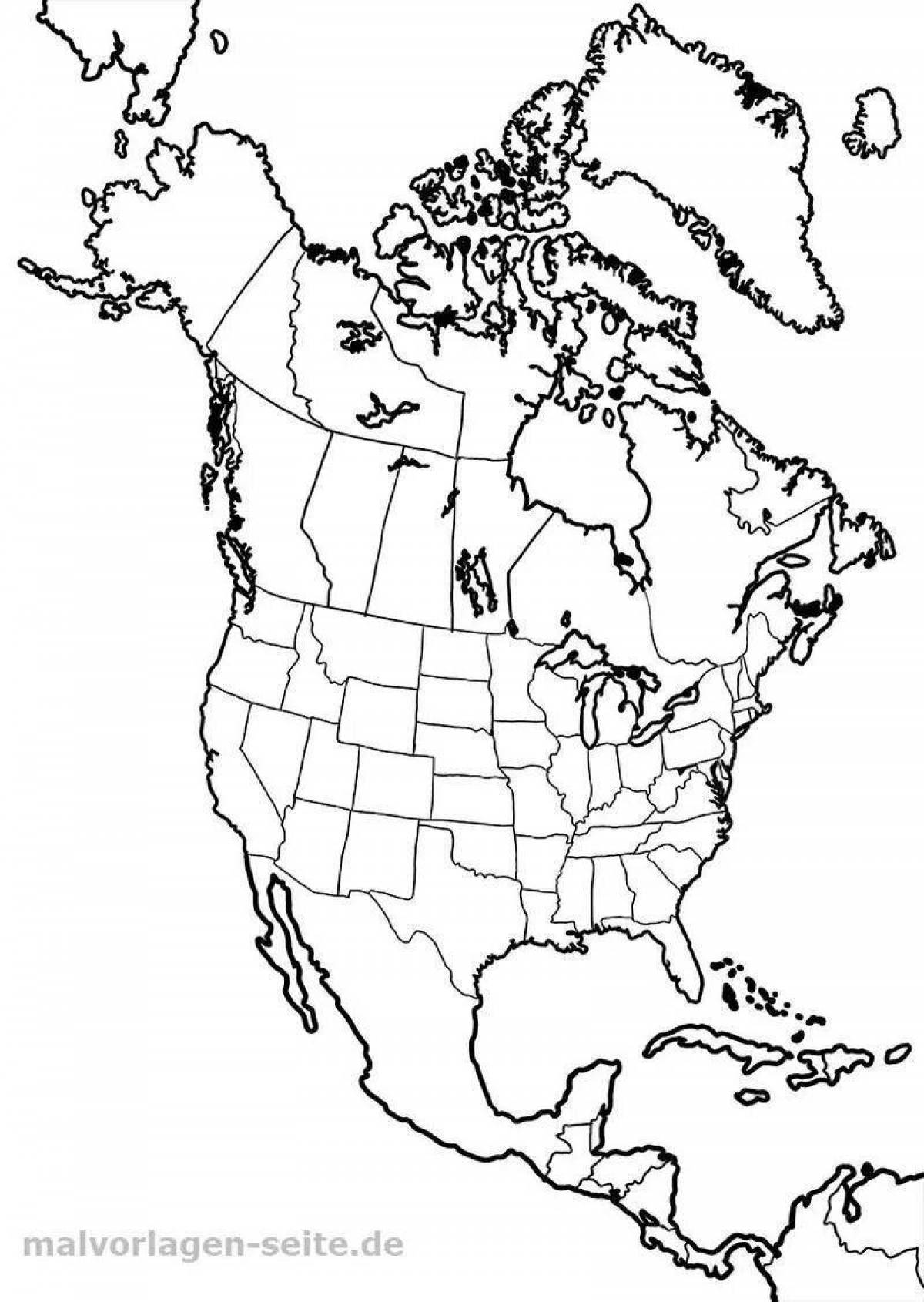 Страны и столицы северной америки контурная карта. Политическая контурная карта Северной Америки. Контурная политическая карта Северной Америки для печати. Пустая карта Северной Америки. Карта Северной Америки контур.