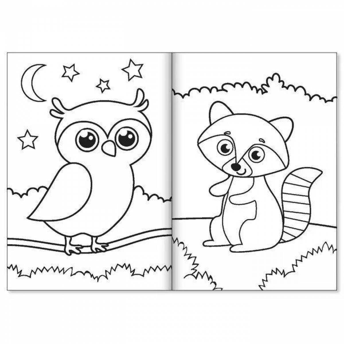 Creative selection of coloring pages