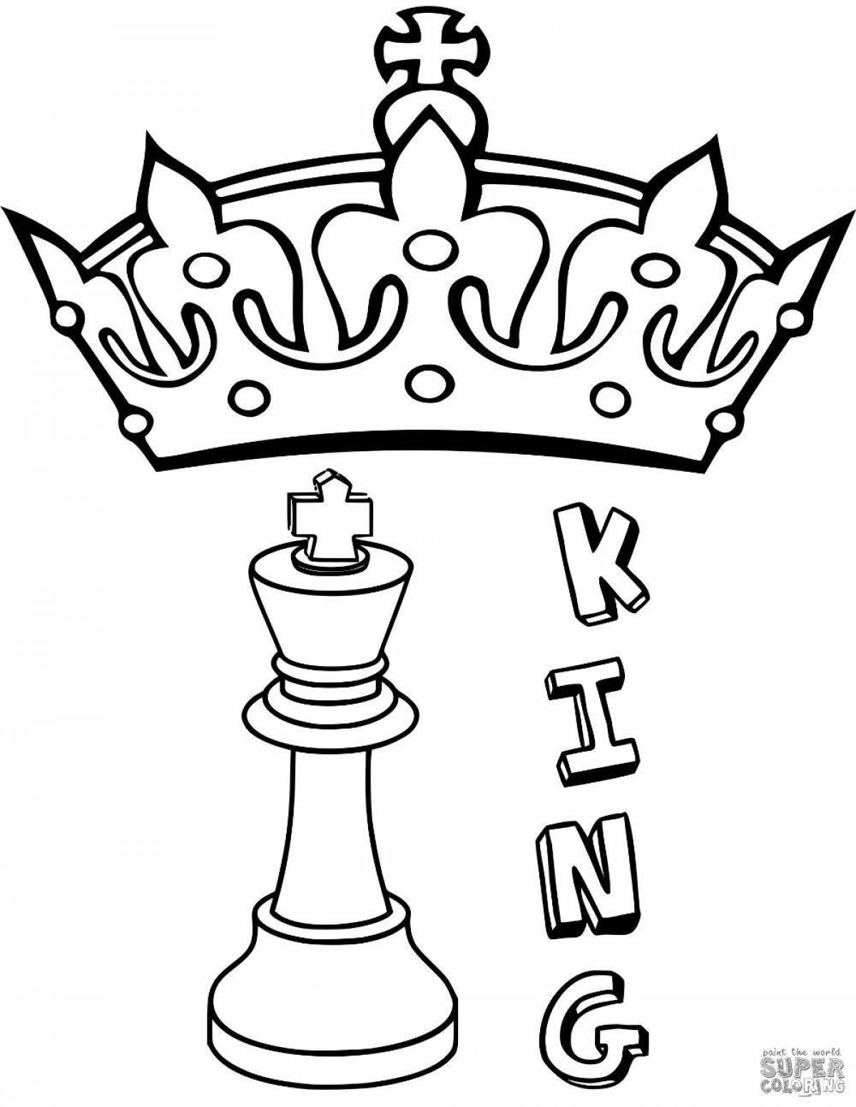 Exciting chess coloring