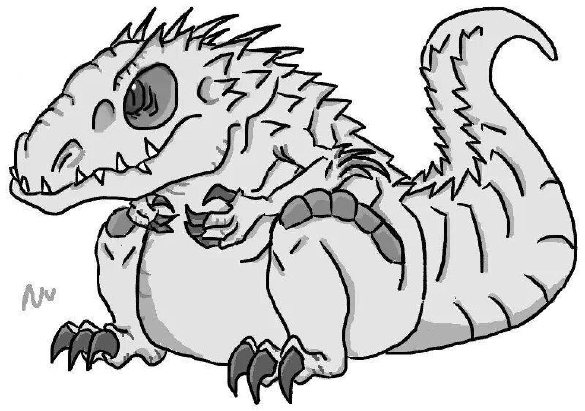 Coloring page glorious indominus