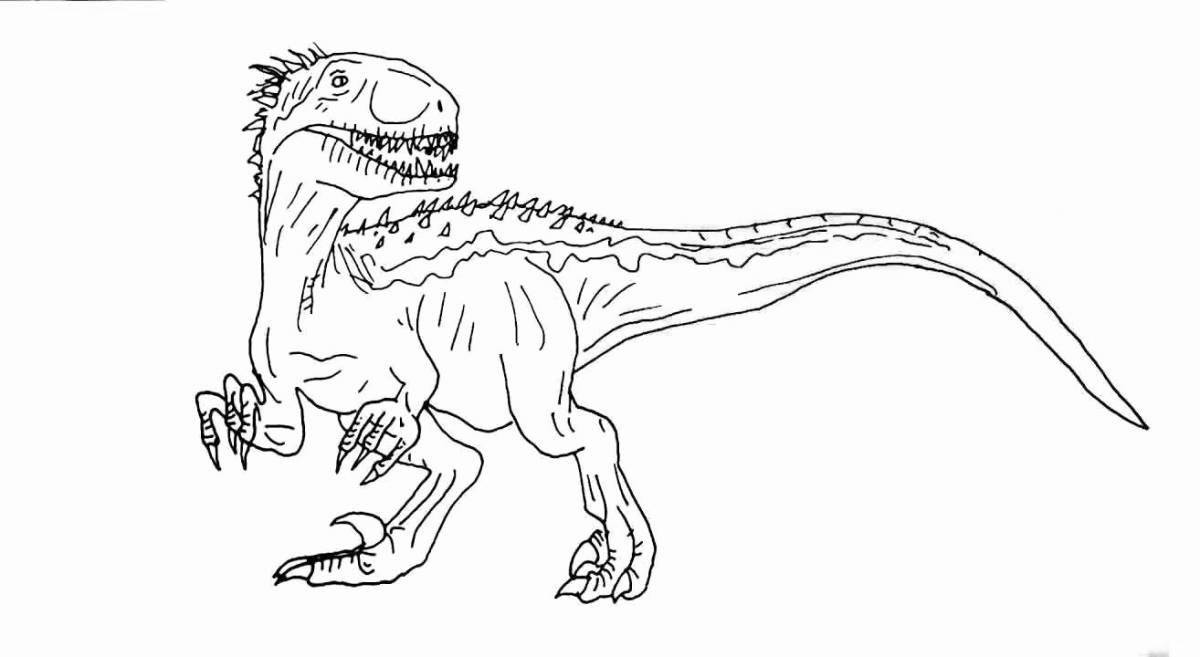 Grand Indominus Coloring Page