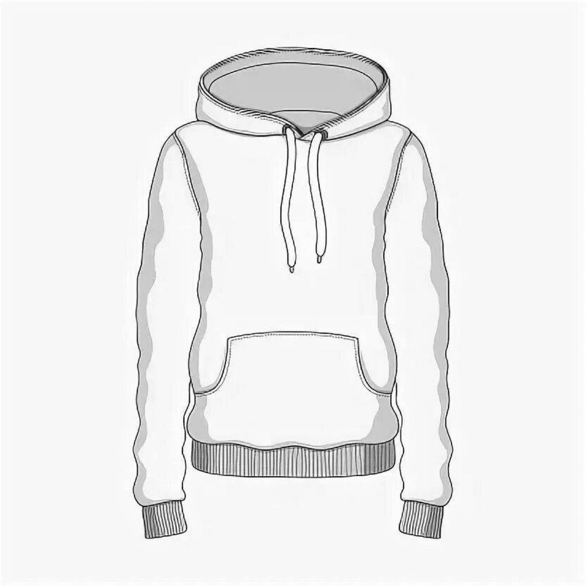 Fun coloring with a hood