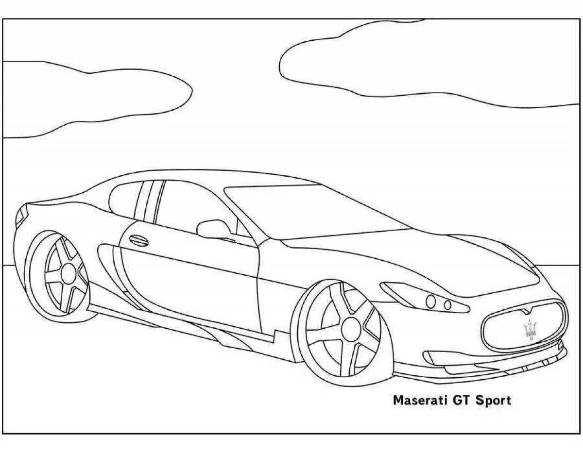 Maserati live coloring