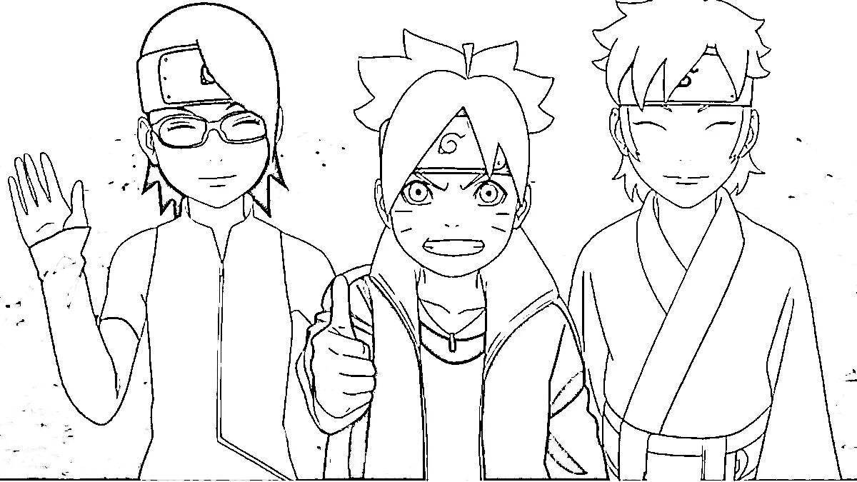 Baruto creative coloring